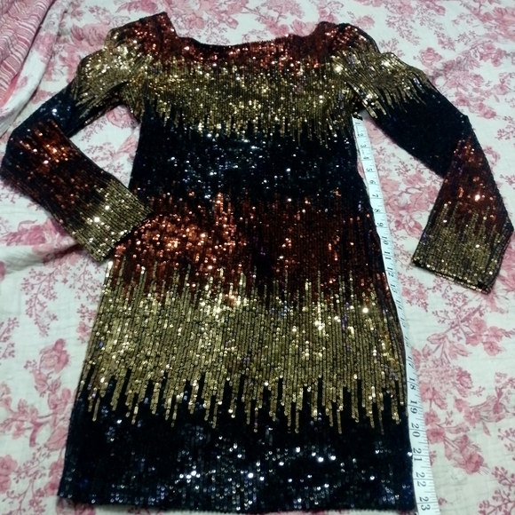 sequin cocktail dress - Picture 1 of 7